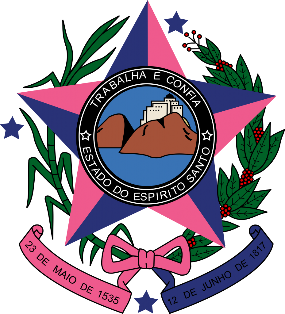Brasão do Estado do Espirito Santo.